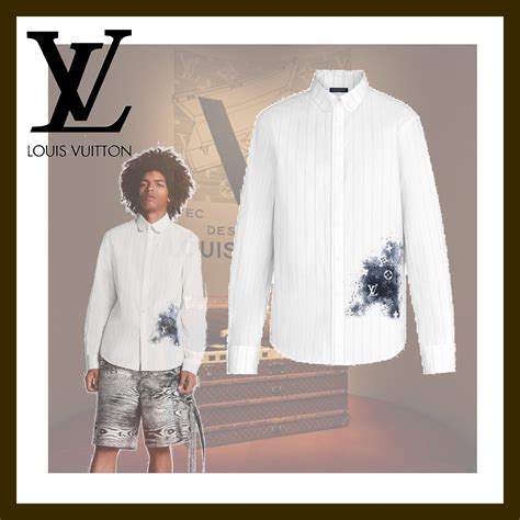 lv dna shirt|Regular Shirt With Dna Collar .